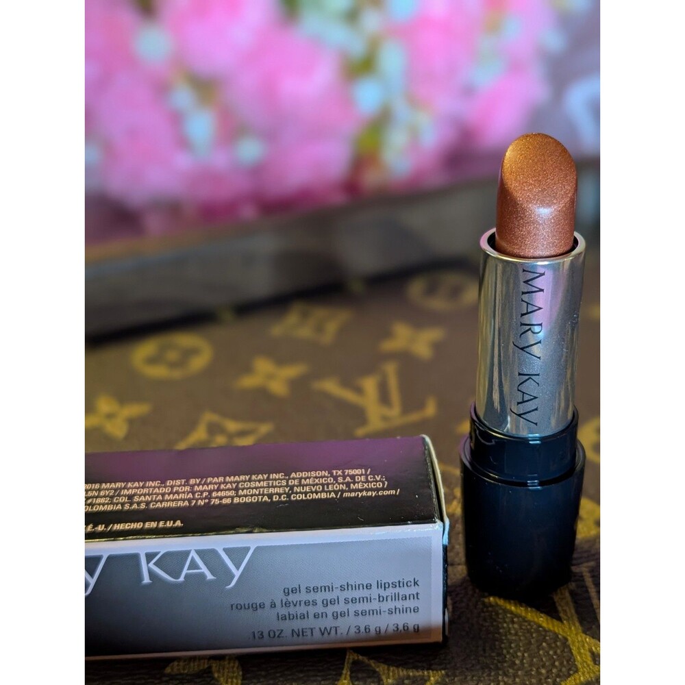 Mary Kay Gel Semi-Shine Lipstick – Spiced Ginger – Semi-Shine – 0.13 oz (094634)